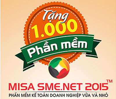 MISA tặng phần mềm kế toán cho 1.000 Doanh nghiệp mới thành lập năm 2015
